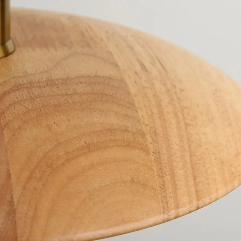 Virena - Nordic Minimalist Wooden LED Pendant Lamp