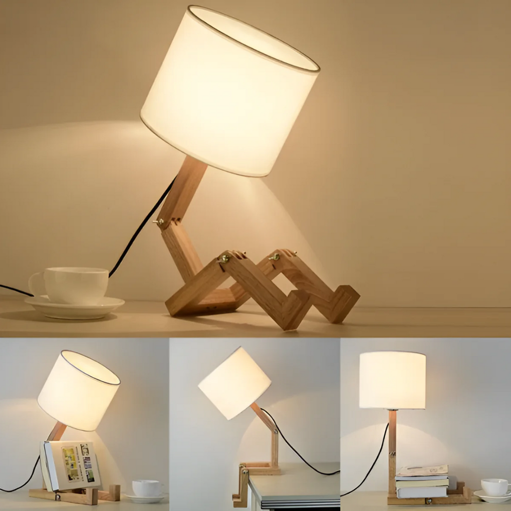Rilna - Flexible Wooden Table Lamp