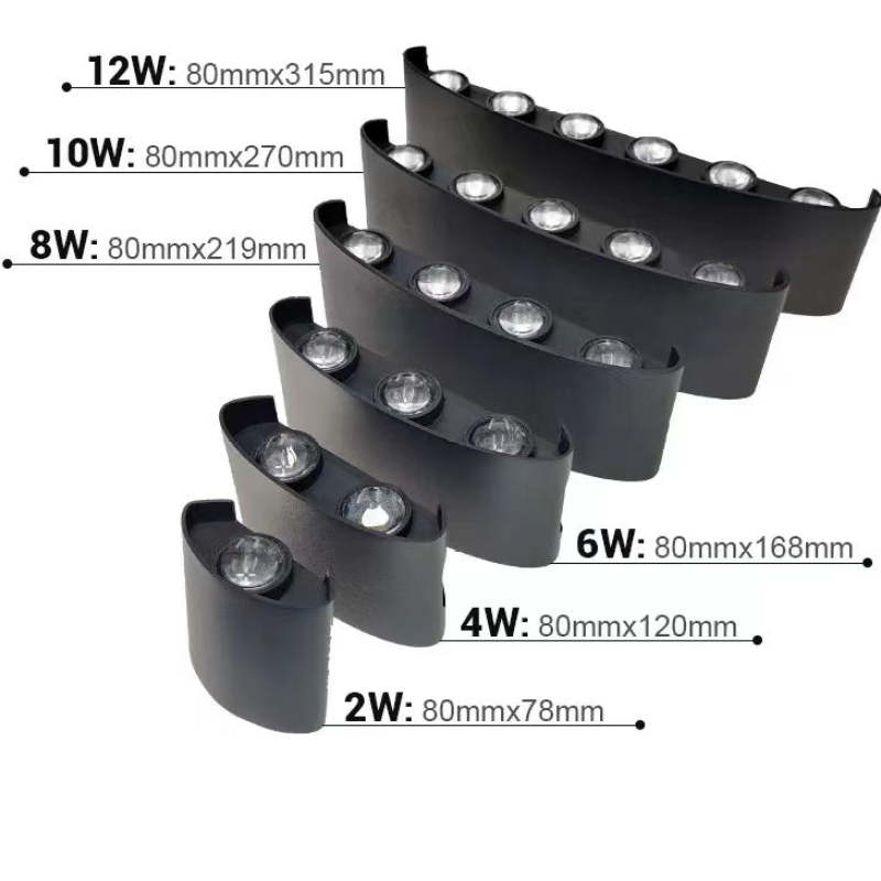 Tronix Modern Rectangular Wall Sconce Black/White. Corridor
