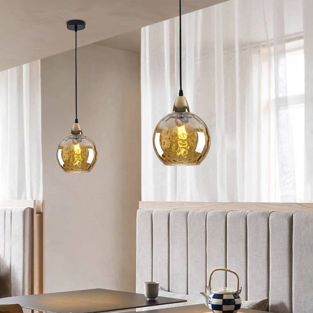 Water Ripple Glass Pendant Lights