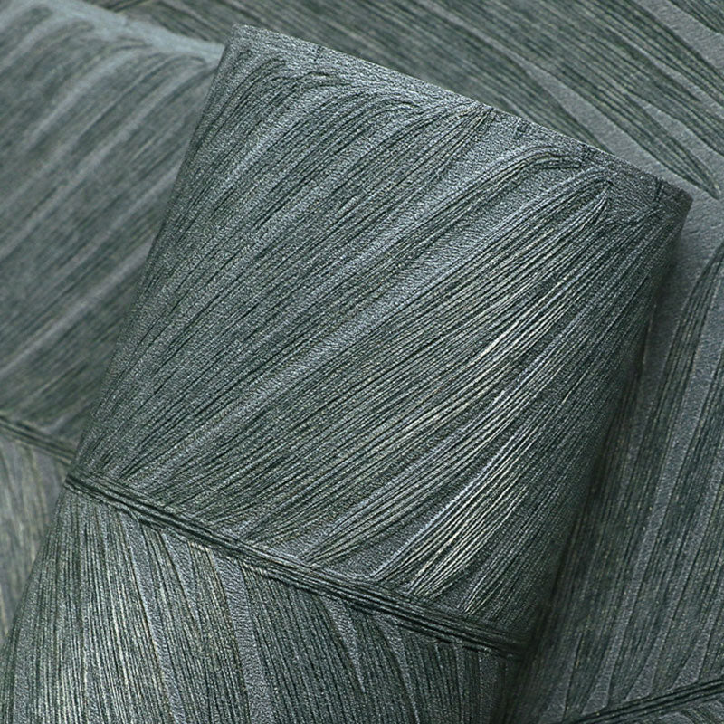 Soft Color Minimalist Wall Art 20.5" by 33' Leaf Texture Wallpaper Roll for Accent Wall