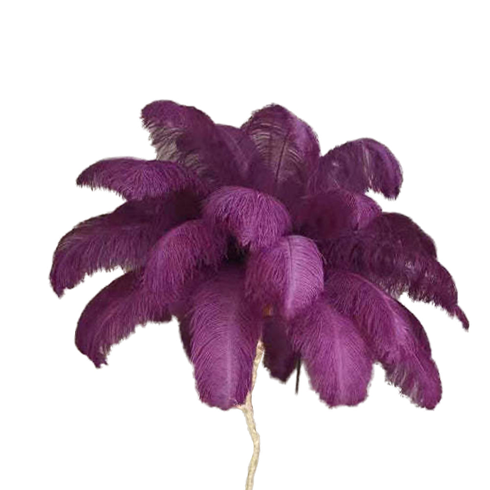 Luxury Feather/Colored Metal Floor Lamp