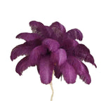 Luxury Feather/Colored Metal Floor Lamp