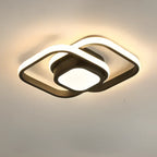 Modern LED Ceiling Light with Double Ring Design - Twilight Rings