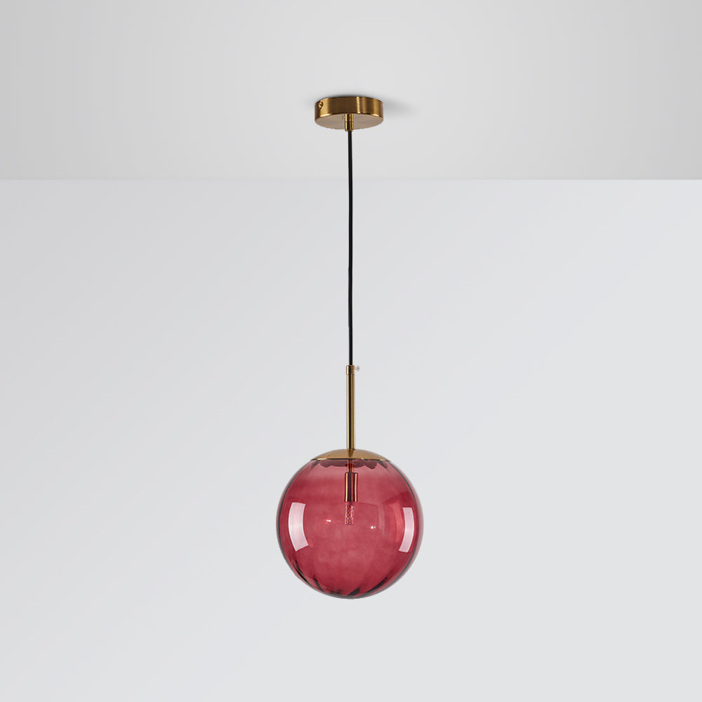 Lexa Modern Metal/Glass Pendant Light
