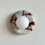 Hako Indoor Wall Lamp in Marble