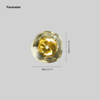 Valentina Modern Artistic Wall Lamp in Amber Luxury Lighting