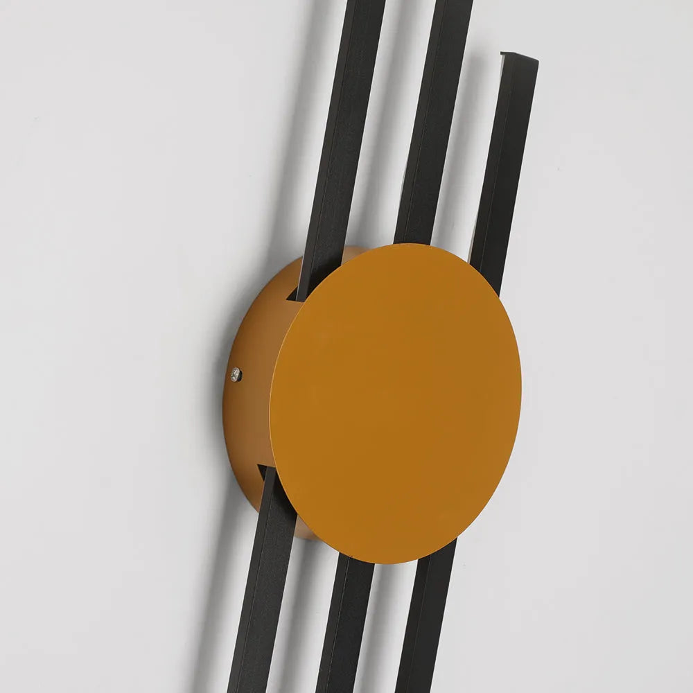 Saela Modern Linear 2 Colour Metal Wall Lamp