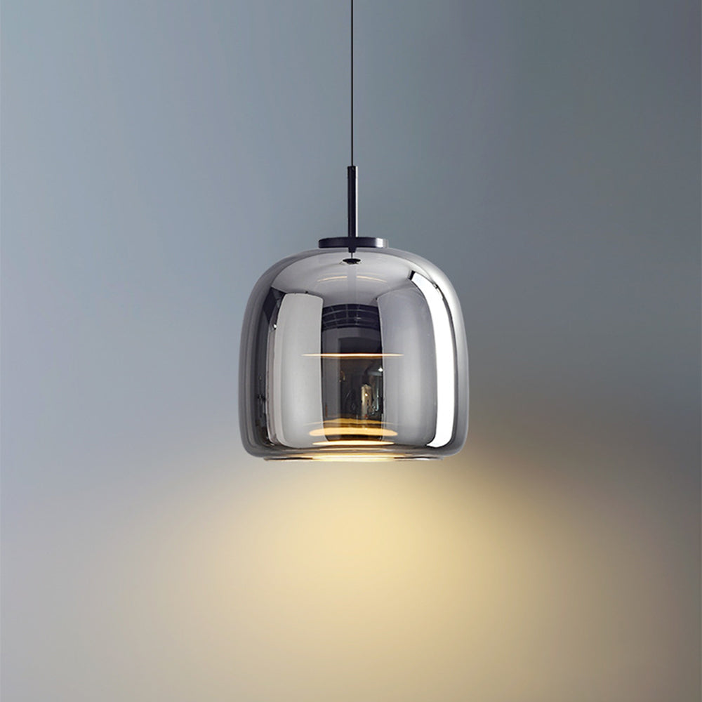 June Morden Glass Pendant Light Clear/Smoky/Amber