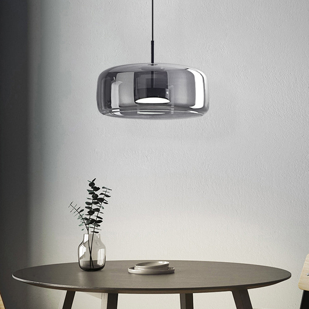 June Morden Glass Pendant Light Clear/Smoky/Amber