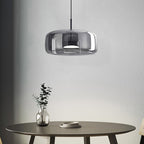 June Morden Glass Pendant Light Clear/Smoky/Amber