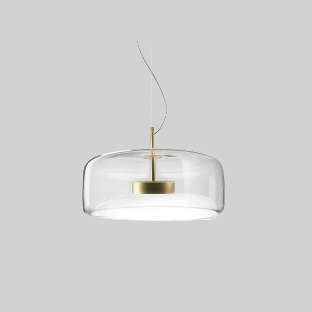 June Morden Glass Pendant Light Clear/Smoky/Amber