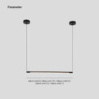 Arisha Modern LED Pendant Light Black Metal Living/Dining Room