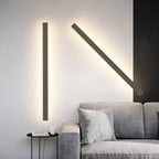 Ray Modern Linear Outdoor Wall Light Metal Acrylic Garden Hall
