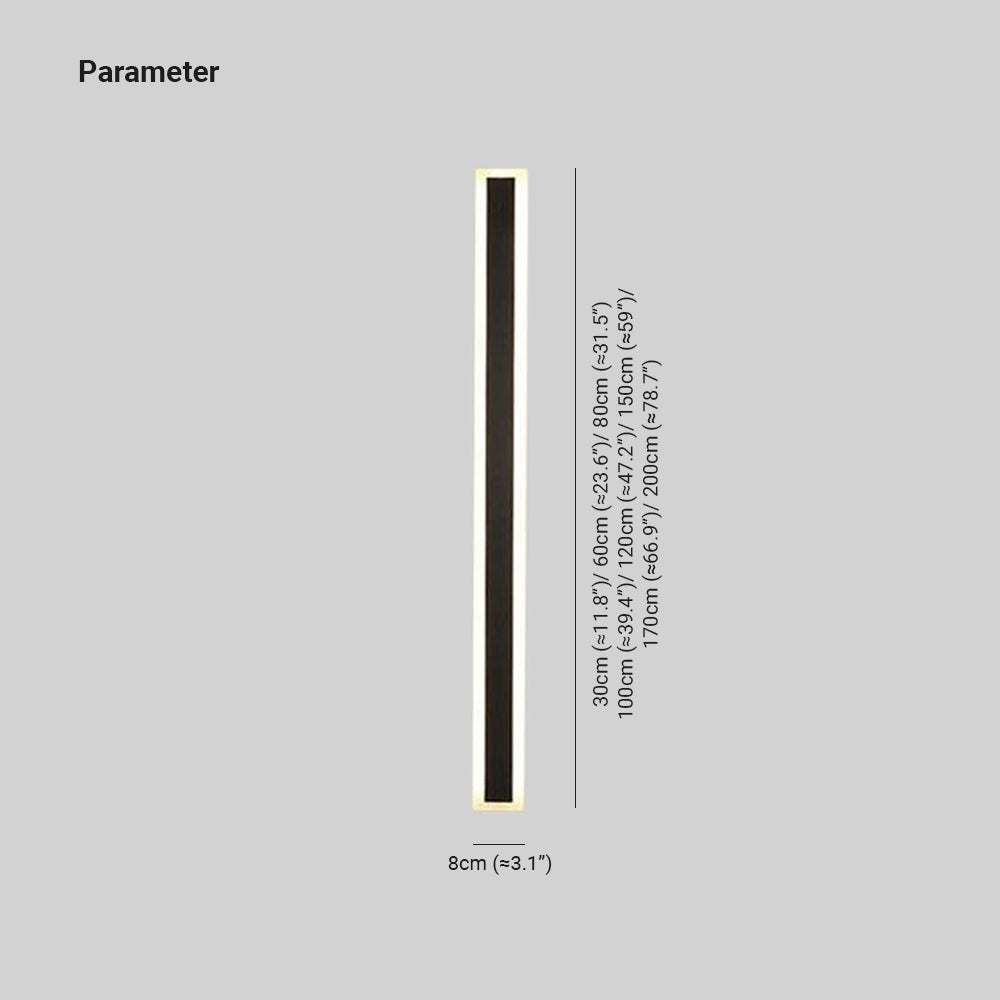 Fiala Modern LED Outdoor Wall Sconce Black