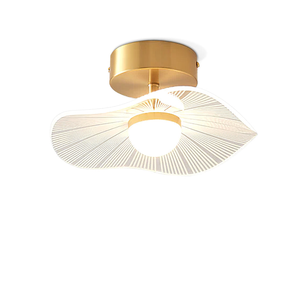 Acrylic Lotus Leaf Ceiling Light