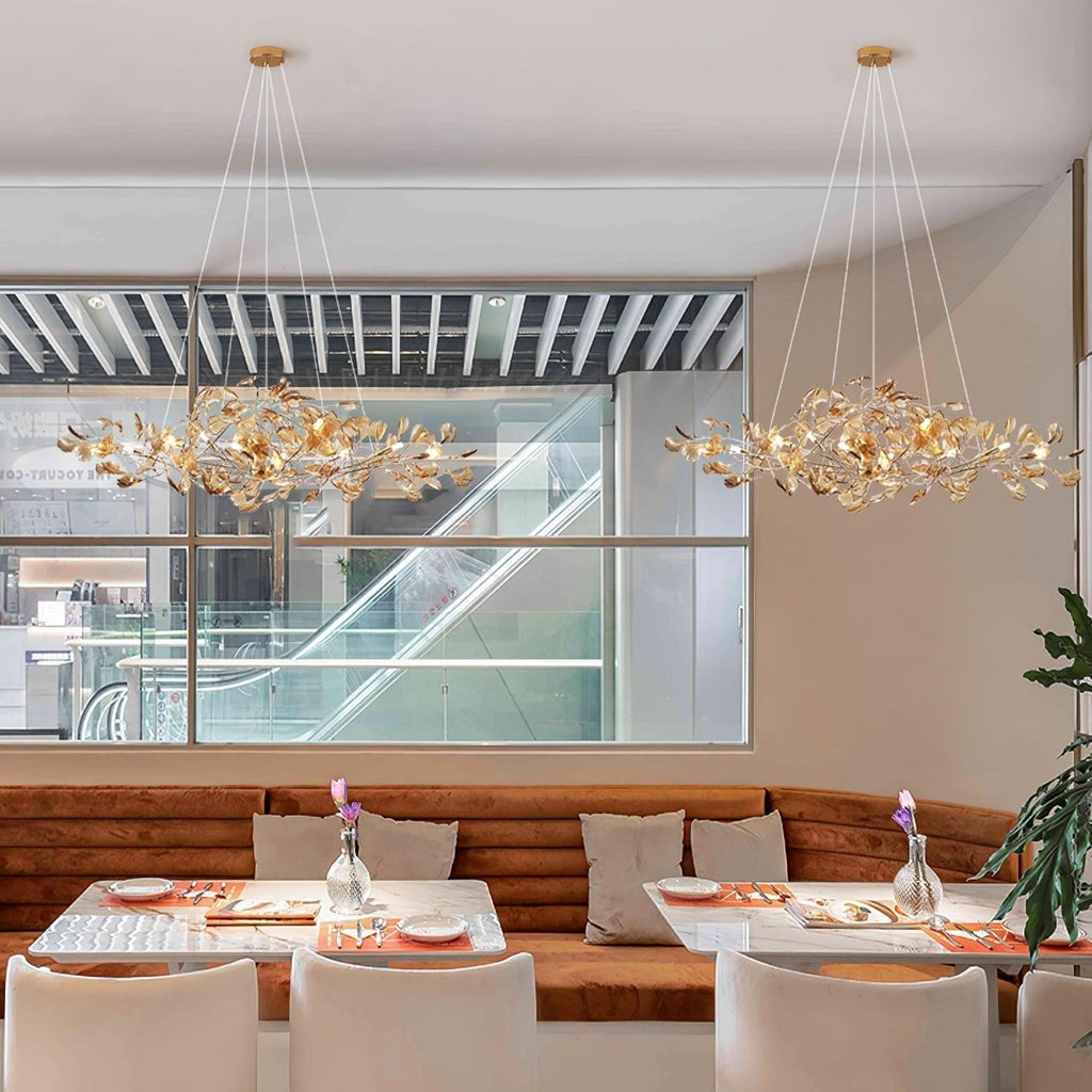Ava Ginkgo Chandelier