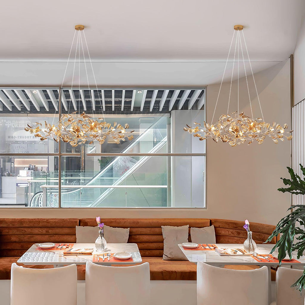 Ava Ginkgo Chandelier