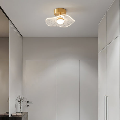 Acrylic Lotus Leaf Ceiling Light