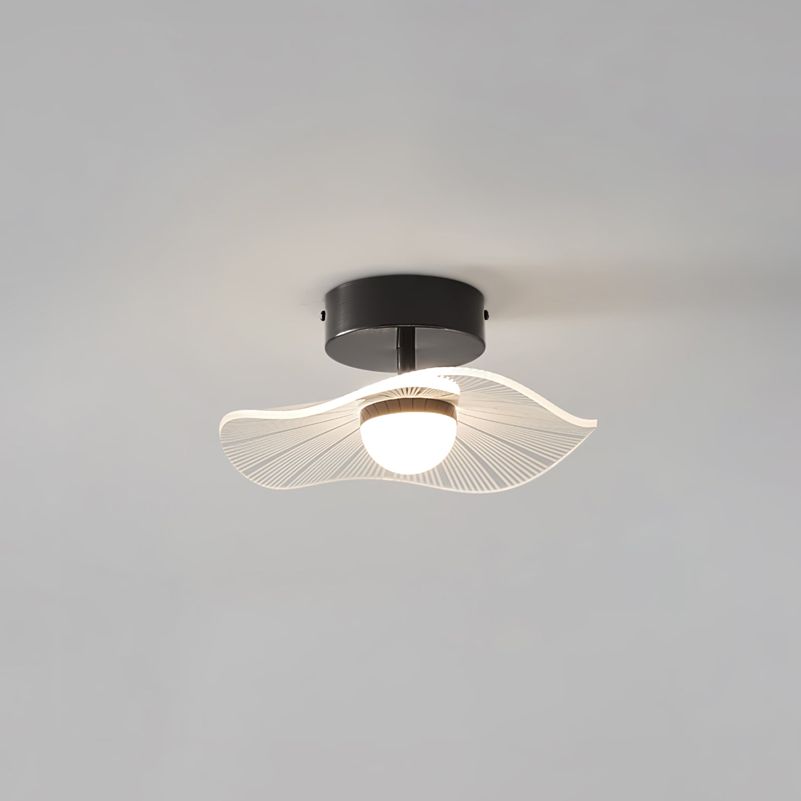 Acrylic Lotus Leaf Ceiling Light