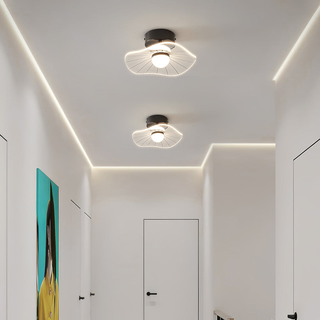 Acrylic Lotus Leaf Ceiling Light
