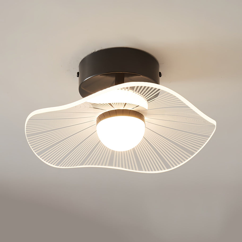 Acrylic Lotus Leaf Ceiling Light