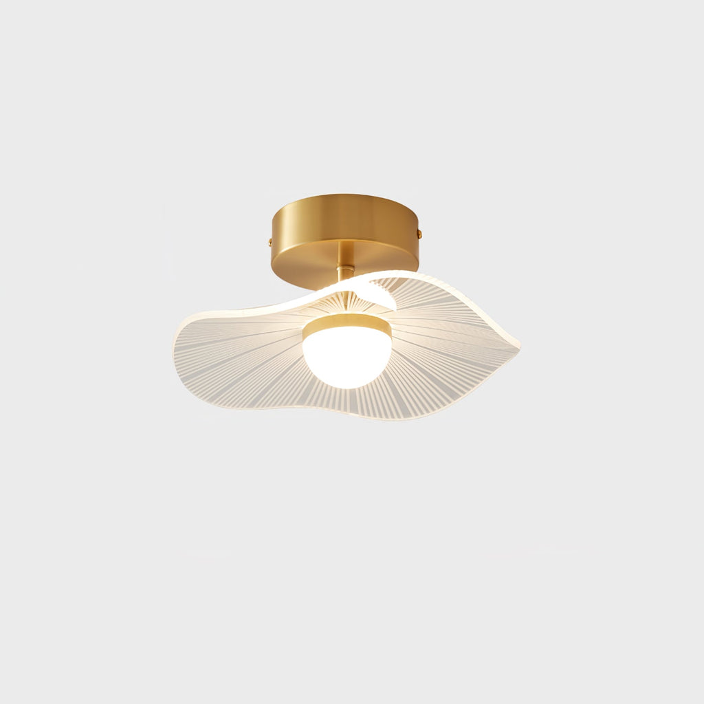 Acrylic Lotus Leaf Ceiling Light