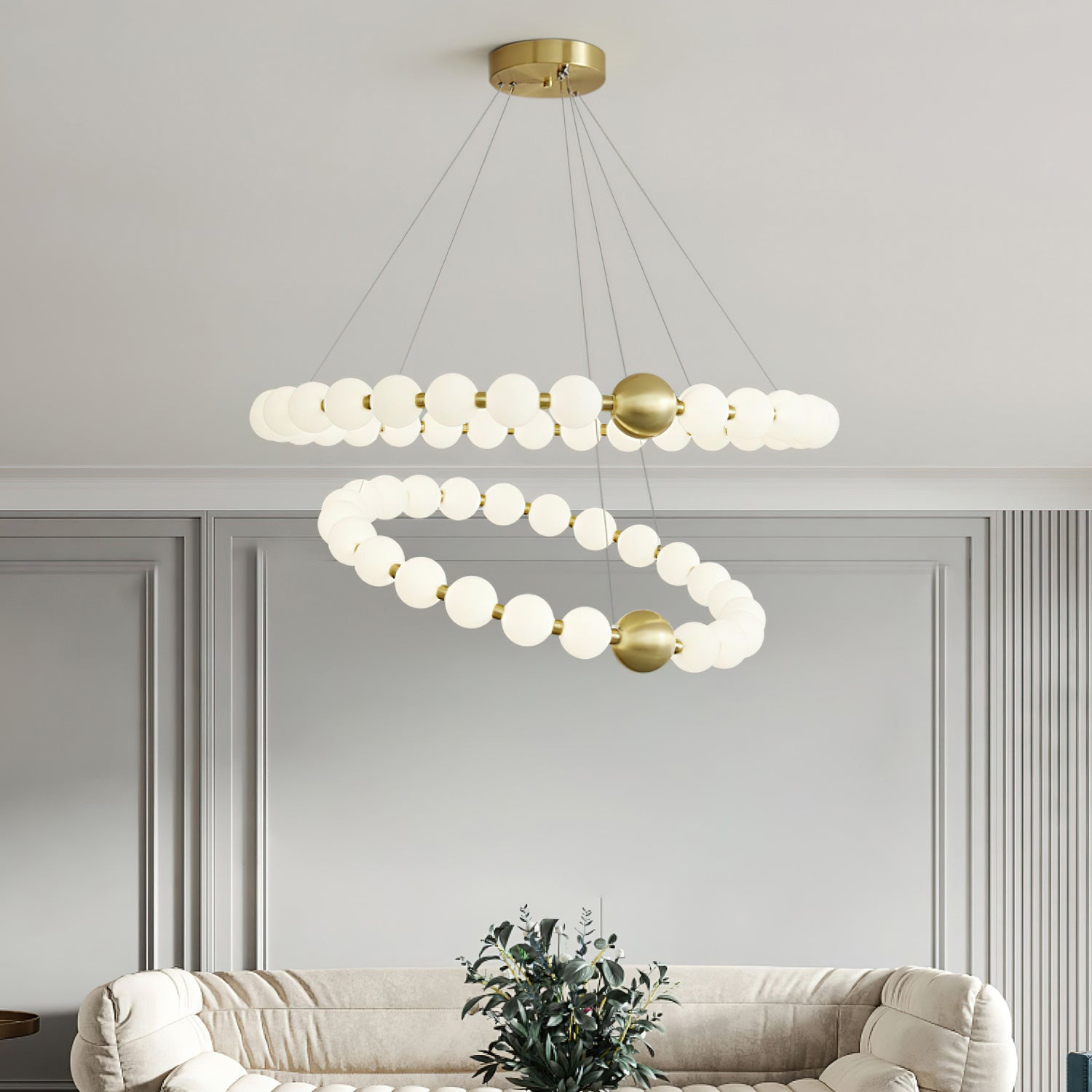 Aeyee Pearls Chandelier