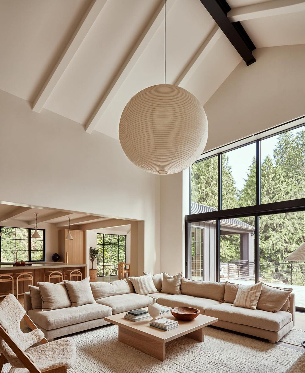 Akari A Series Plug In Pendant Lamp White Wire Version