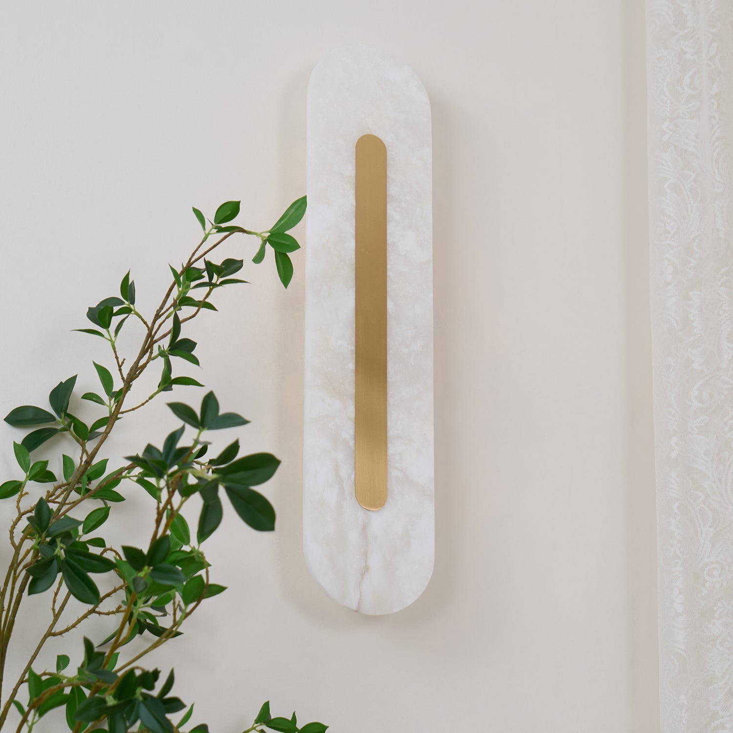 Selvia Wall Sconce in Alabaster