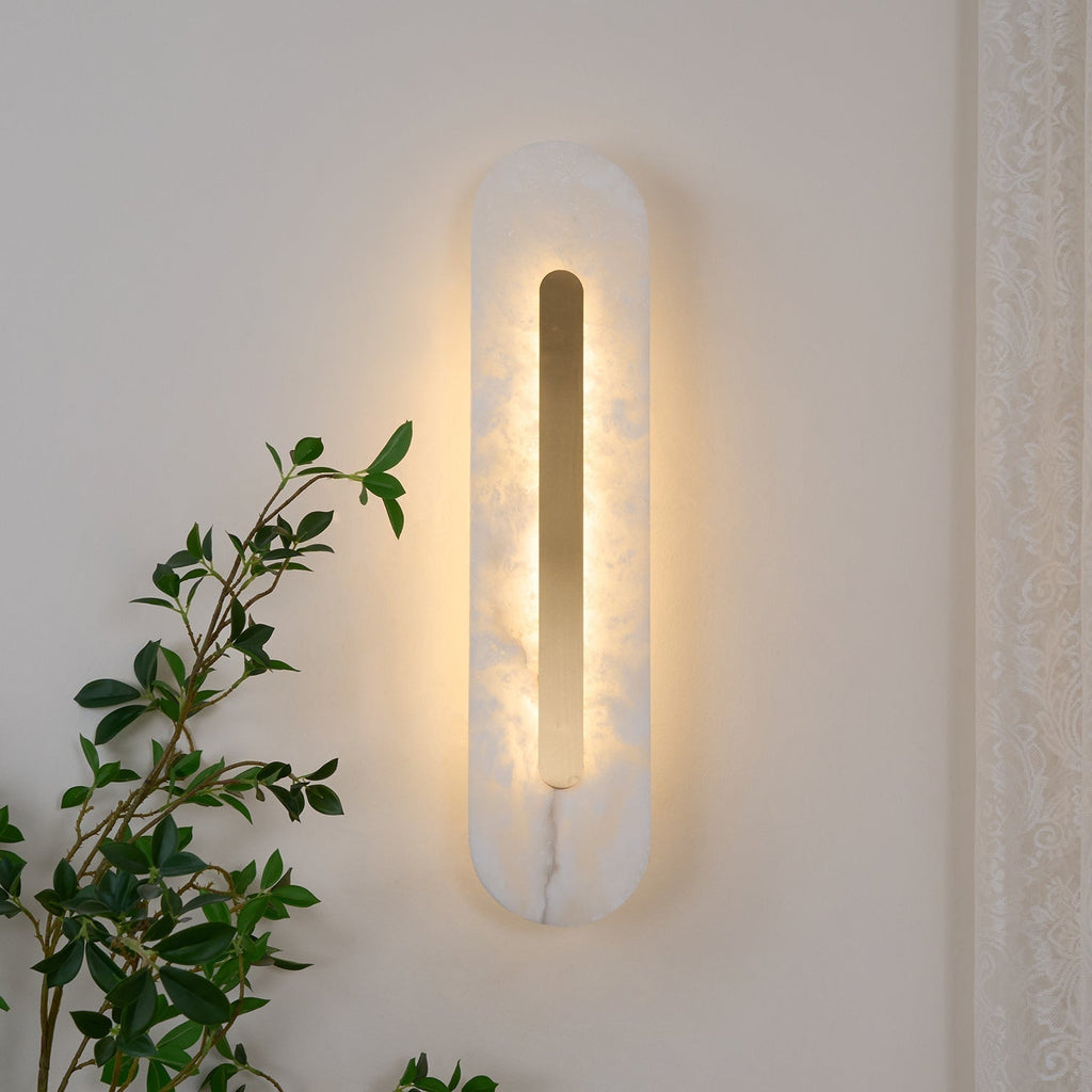 Selvia Wall Sconce in Alabaster
