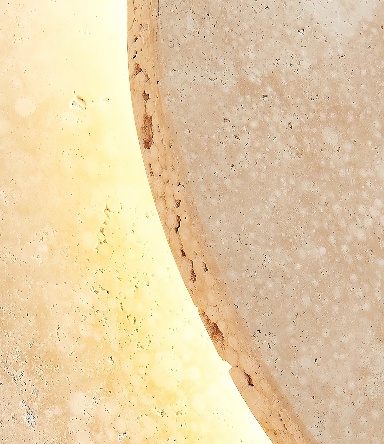 Yrvuvyn Wall Sconce in Travertine Individual Creativity