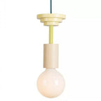 Alvar Multicolor Geometric Wood Pendant Light