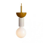 Alvar Multicolor Geometric Wood Pendant Light