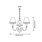 Alyssa Flower Fabric Chandelier