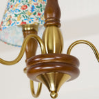 Alyssa Flower Fabric Chandelier