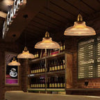 Umai Industry LED Suspension Clear/Amber Bedroom/Restaurant