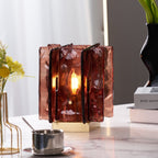 Amber Building Block Table Lamp