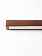 Linear Wood and LED Wall Sconce Minimalist Design