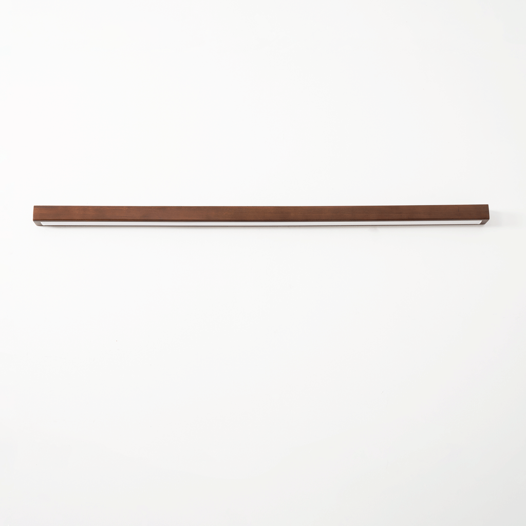 Linear Wood and LED Wall Sconce Minimalist Design