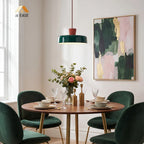 Arlo Retro Peacock Blue Iron Pendant Light