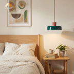 Arlo Retro Peacock Blue Iron Pendant Light