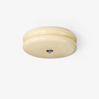 Art Deco Vintage Round Glass Ceiling Light 1-Light