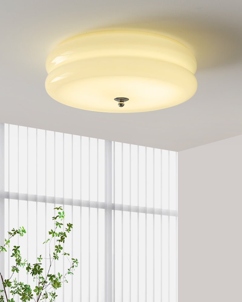 Art Deco Vintage Glass Ceiling Light