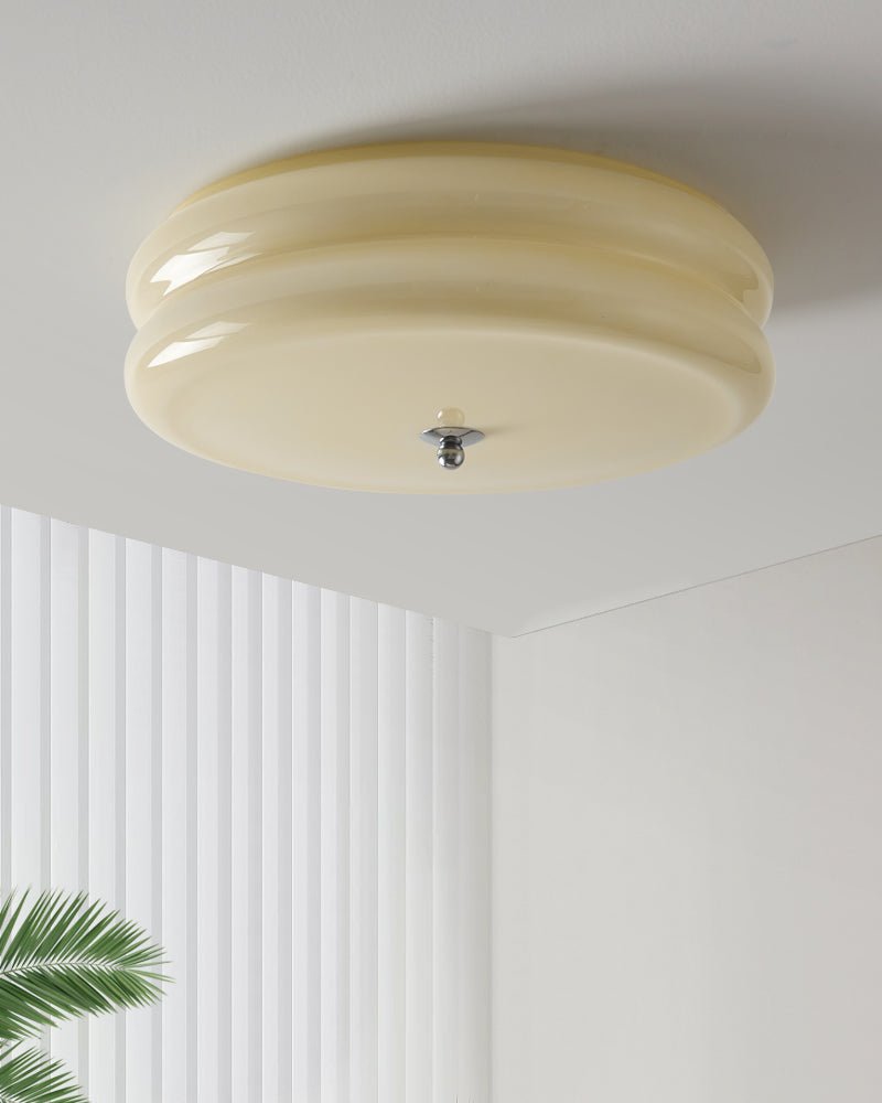 Art Deco Vintage Glass Ceiling Light