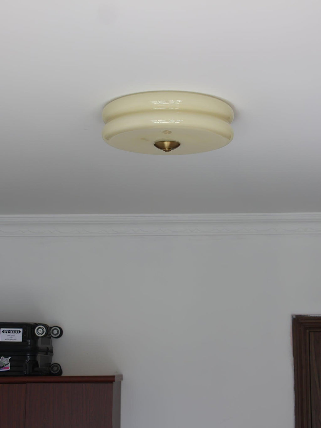 Art Deco Vintage Glass Ceiling Light