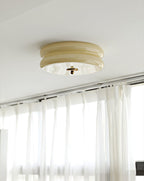 Art Deco Vintage Glass Ceiling Light