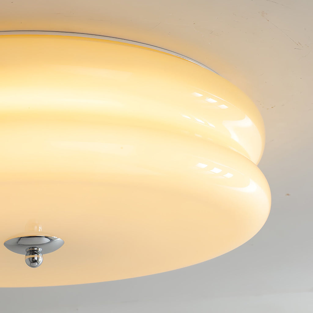 Art Deco Vintage Glass Ceiling Light