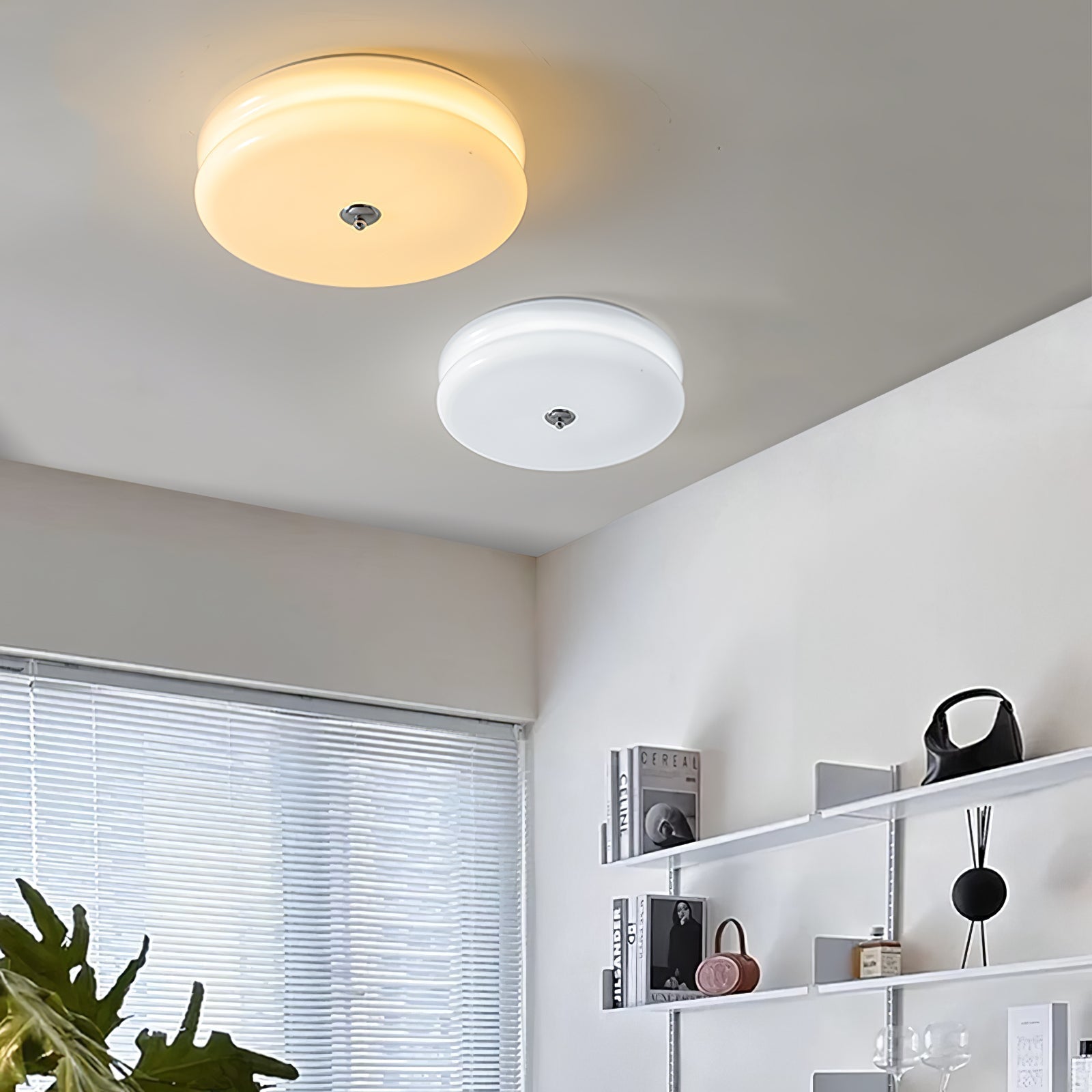 Art Deco Vintage Glass Ceiling Light