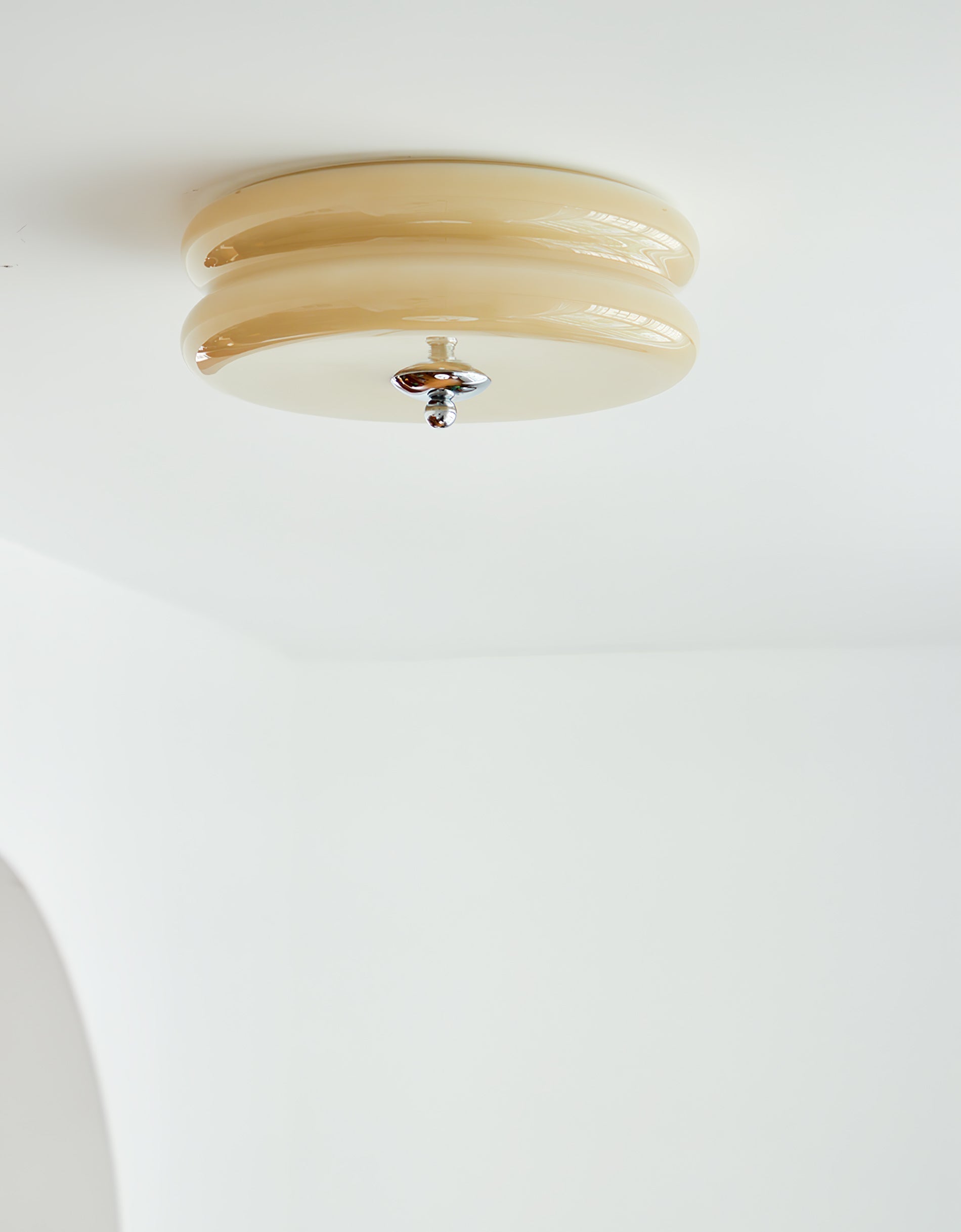 Art Deco Vintage Glass Ceiling Light